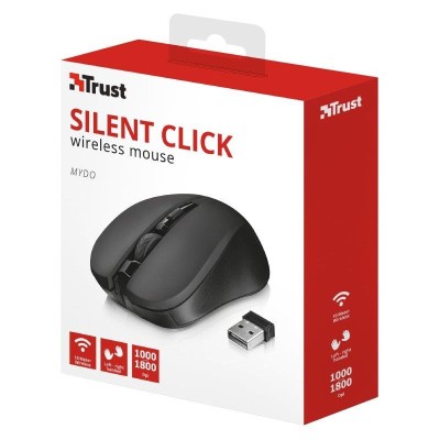 RATON TRUST MYDO SILENT CLICK WIRELESS BLACK