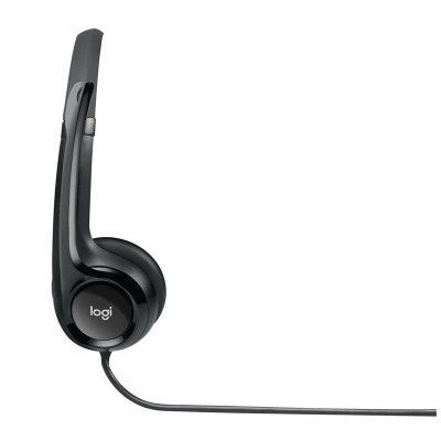 AURICULARES + MICROFONO LOGITECH H390 BLACK