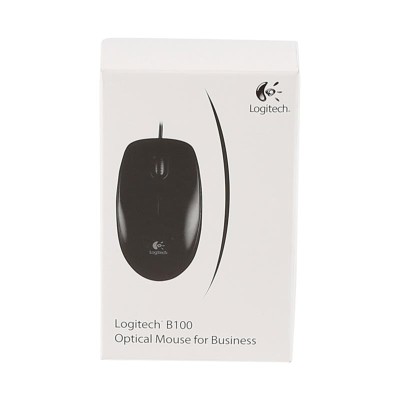 RATON LOGITECH B100 USB BLACK