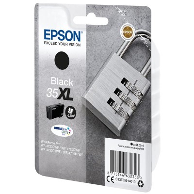 TINTA EPSON C13T35914010 BLACK 35XL DURABRITE ULTRA T3591