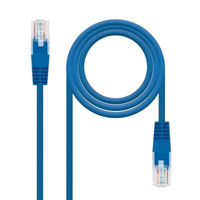 CABLE DE RED CAT.5 UTP FLEX 3M NANOCABLE BLUE