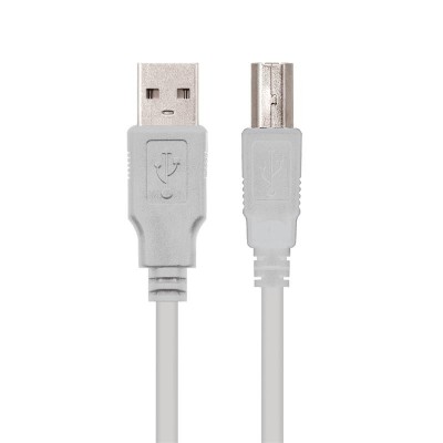 CABLE USB IMPRESORA AM/BM 4.5M NANOCABLE WHITE