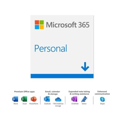 MICROSOFT OFFICE 365 PERSONAL 1LIC - 1 AÑO (LIC ELECTRONICA)