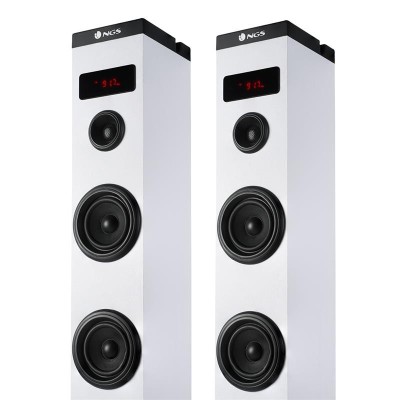 ALTAVOCES TORRE DE SONIDO NGS SKYCHARM 50W BLUETOOTH WHITE