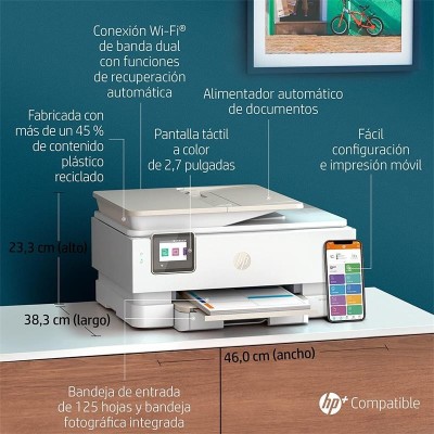 IMPRESORA HP DESKJET MULTIFUNCION ENVY 7920E COLOR WIFI WHITE