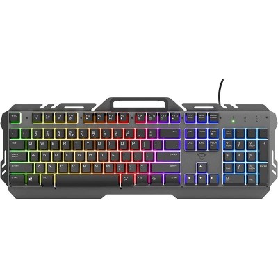 TECLADO TRUST GXT 853 ESCA GAMING METALICO USB RGB