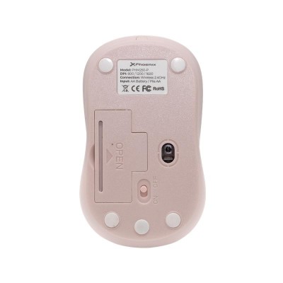 RATON PHOENIX 2.4 GHz 1600DPI WIRELESS PINK