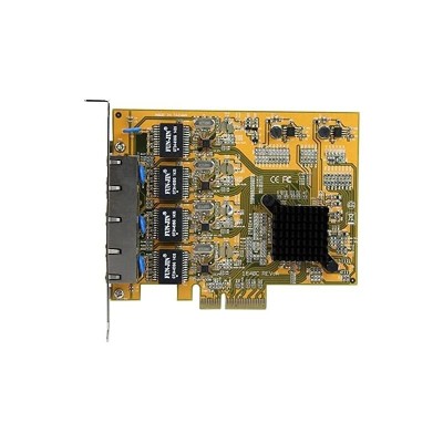 TARJETA DE RED STARTECH PCIE ETHERNET 4 PUERTOS GIGABIT