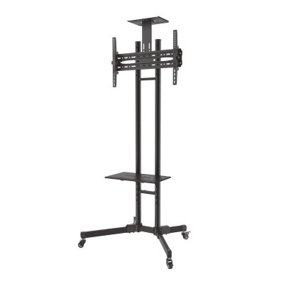 SOPORTE TV MONITOR AISENS SUELO CON RUEDAS 37-70 50KG BLACK