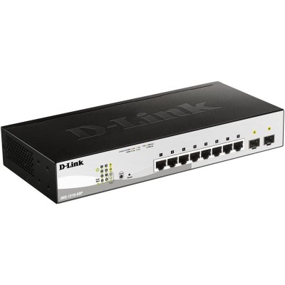 SWITCH D-LINK GIGABIT 8 PUERTOS DGS-1210-08P POE UPLINK