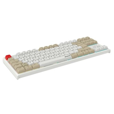 TECLADO PHOENIX ROYAL GAMING MECANICO TKL USB RGB WHITE