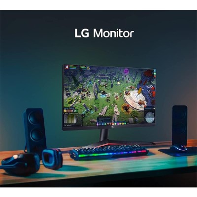 MONITOR LG 24 LED IPS FHD HDMI DP GAMING VESA BLACK