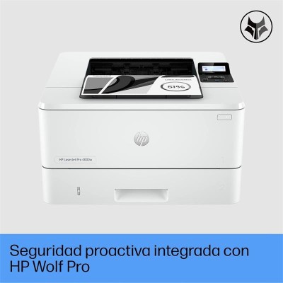 IMPRESORA HP LASERJET PRO LASER MONOCROMO 4002DW WIFI DUPLEX WHITE