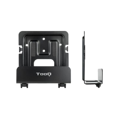 SOPORTE DE PARED UNIVERSAL TOOQ PARA ROUTER MINI PC MULTIMEDIA 5KG BLACK