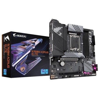 PLACA BASE GIGABYTE GA-B760M AORUS ELITE AX DDR5 HDMI + DP