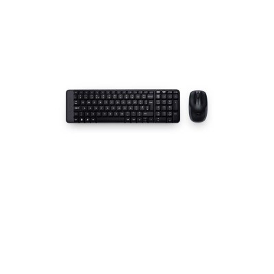 TECLADO+RATON LOGITECH MK220 WIRELESS NEGRO