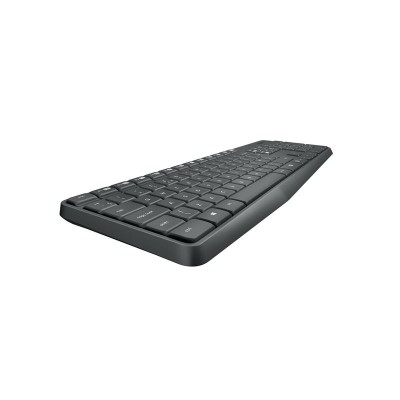 TECLADO + RATON LOGITECH MK235 WIRELESS BLACK