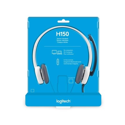 AURICULARES + MICROFONO LOGITECH H150 WHITE