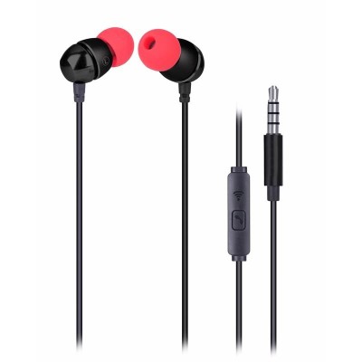 AURICULARES + MICROFONO PHOENIX URBAN JACK BLACK