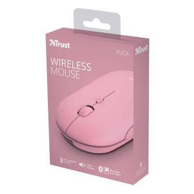 RATON TRUST PUCK RECARGABLE WIRELESS BLUETOOH PINK