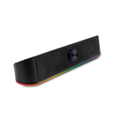 ALTAVOCES PHOENIX PC SOUNDBAR BARRA DE SONIDO 6W RGB