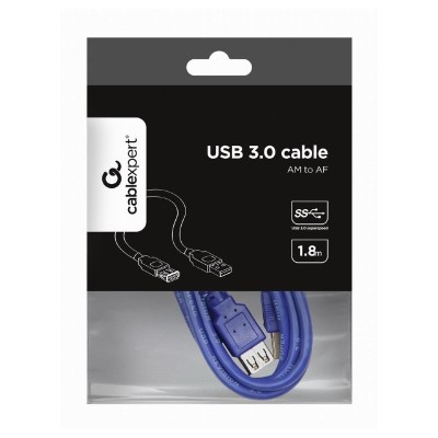 CABLE USB 3.0 EXTENSOR 1,8M A/M-A/H GEMBIRD