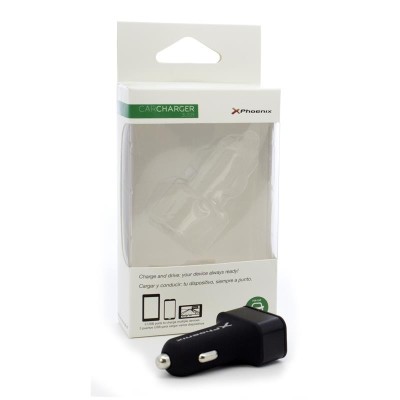 CARGADOR COCHE SMARTPHONE PHOENIX 5V 3x USB 7.2A