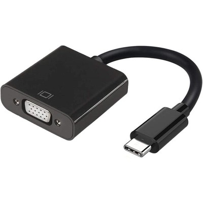 CABLE CONVERSOR USB-C M A VGA-H  BLACK