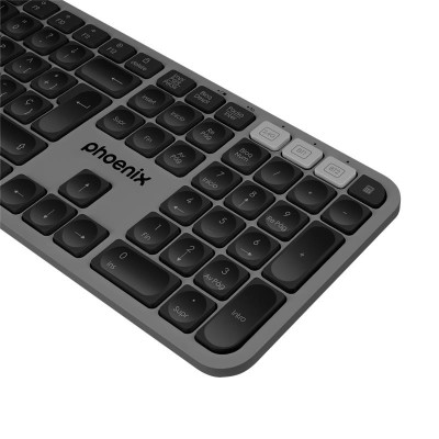 TECLADO PHOENIX K300 MULTIDISPOSITIVO WIRELESS BLACK