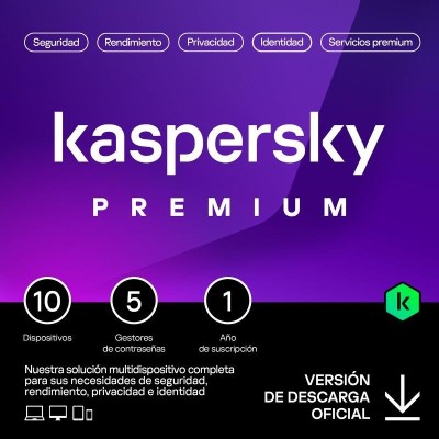 ANTIVIRUS KASPERSKY PREMIUM 1YEAR 10L PC/MAC/ANDROID/IOS