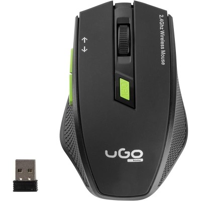 RATON UGO MY-03 1800DPI WIRELESS OPTICO BLACK