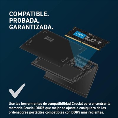 MEMORIA SODIMM 32GB CRUCIAL DDR5 4800MHZ