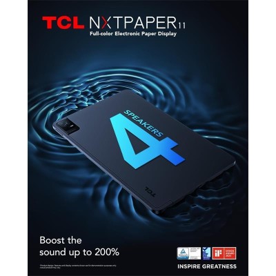 TABLET TCL 9466X4 NXTPAPER 11 2K 4GB/128GB 8MPX BLACK