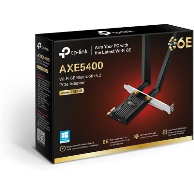 WIRELESS ADAPTADOR PCIE TP-LINK ARCHER TXE72E WIFI 6E AXE5400