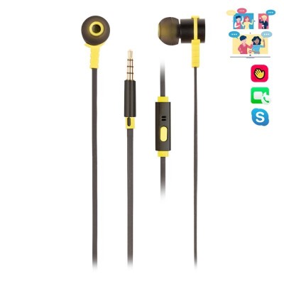 AURICULARES + MICROFONO NGS CROSSRALLYSILVER IN EAR AUX BLACK