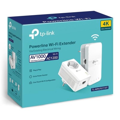 KIT EXTENSOR POWERLINE WIFI TP-LINK1000MBPS (TL-WPA7617)