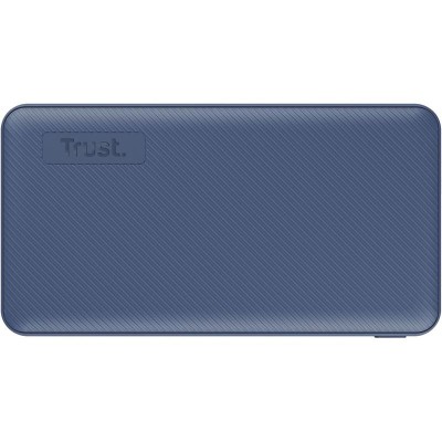 POWERBANK TRUST PRIMO SLIM 10000MAH X2 USB-A + USB-C + MICRO-USB ECO BLUE