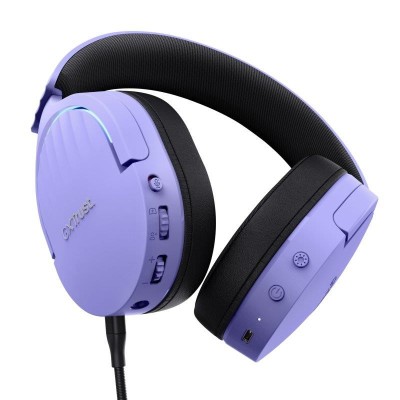 AURICULARES + MICROFONO TRUST GAMING RGB GXT 491P FAYZO HEADSET WIRELESS