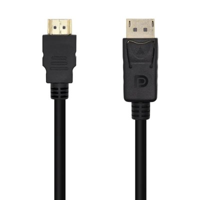 CABLE CONVERSOR AISENS DISPLAYPORT/M A HDMI/H 3M BLACK