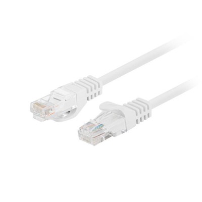 CABLE DE RED CAT.6 UTP 1M LANBERG WHITE