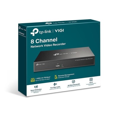 GRABADOR IP NVR TP-LINK VIGI 8 CH IP 1HDD H265+