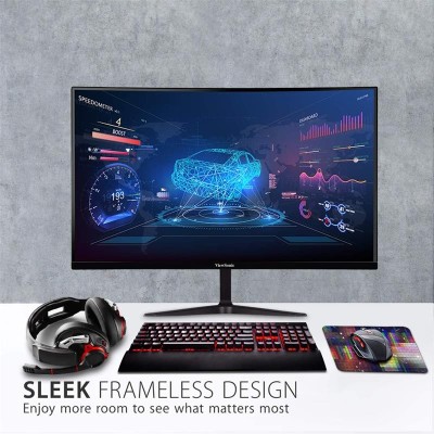 MONITOR GAMING VIEWSONIC 27 165HZ CURVO MULTIM ERGONOMICO HDMI DP 3YR GAR