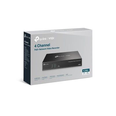 GRABADOR IP NVR TP-LINK VIGI 4 CH IP 1HDD H265+ POE