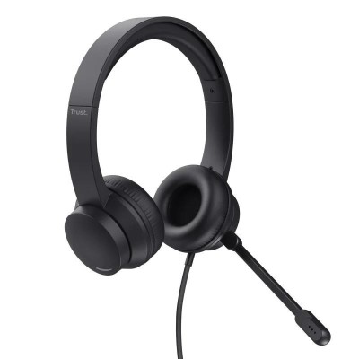 AURICULARES + MICROFONO TRUST HS-150 HEADSET 3.5MM BLACK