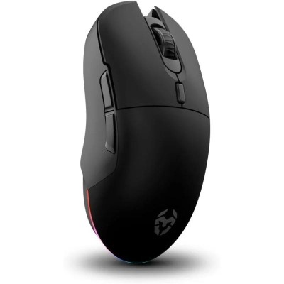 RATON KROM GAMING KOMET RGB WIRELESS 2400DPI 8 BOTONES BLACK