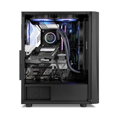 CAJA ORDENADOR GAMING NOX HUMMER FROST CRISTAL ATX ARGB