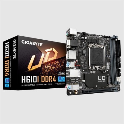 PLACA BASE GIGABYTE H610I EXPRESS DDR4 MINI ITX VGA + HDMI + 2X DP