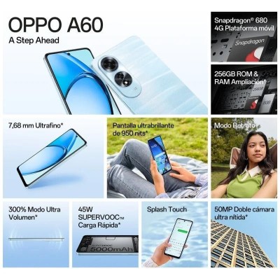 SMARTPHONE OPPO A38 6.56 HD+ 4GB/128GB/50MPX/NFC/4G GOLD