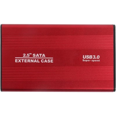 CAJA EXTERNA ONEWAY HDD 2.5 SATA USB 3.0 RED