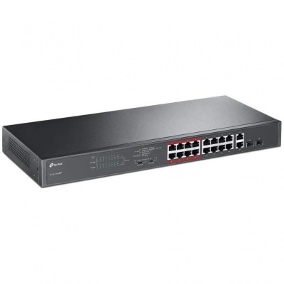 SWITCH TP-LINK GIGABIT 16 PUERTOS + 2 POE+ TL-SL1218MP RACK